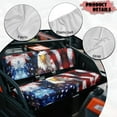 thumbnail image 5 of Yuyamidu Eagle UTV Seat Cover 2 PCS American Flag Mule Bench Seat Cover Compatible with Kawasaki Mule 3000 3010 3020 4000 4010 2001-2023 2025 UTV Accessories, 5 of 7