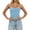 Light Blue, variant on Kureaily Women's Slim Fit Sleeveless Tank Top With Removable Padding Adjustable Strap Camisole For Layering And Casual Wear Womens Casual Tank