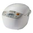 thumbnail image 4 of Zojirushi Micom Rice Cooker and Warmer (10-Cup/Beige) with Cookbook, Kitchen Tongs and Bamboo Spoon, 4 of 9