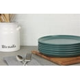 thumbnail image 3 of 10 Strawberry Street Double Line 8.25" Round Stoneware Salad Plate, Set of 6, Emerald Green, 3 of 5