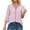 Pink, variant on Fesfesfes T Womens Fashion Print Tops Short Sleeve Out Blouse Funny Round Neck T-Shirt Tops Women Workout Clothes M(US:6)