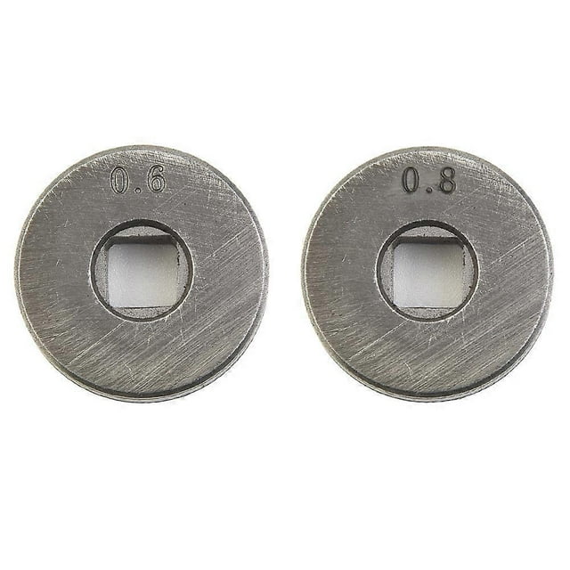 2pcs Roll Wheels Knurled Groove Wire Feed Drive Rollers 08mm 10mm For MIG/MAG Welders Welding Machine Accessories