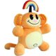 thumbnail image 2 of Peluches de peluche con diseño de overol arcoíris, de 12 pulgadas, KND, arcoíris, para fiestas de cumpleaños, regalo preferido para día festivo, cumpleaños (naranja) Naranja Naranja Xishao Juguetes, 2 of 2