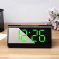 thumbnail image 4 of Digital Clock, High-definition Digital Display USB Charging Mirror Clock Alarm Clock Brightness Adjustment  For Children For Home For Adults For Office White,Red,Green,Blue, 4 of 8