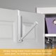 thumbnail image 4 of 2 ganchos para puerta plegables para ahorrar espacio., 4 of 5
