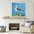 thumbnail image 2 of Stupell Industries Coastal Seagull Painting Animals & Insects Painting Gallery Wrapped Canvas Print Wall Art, 36 x 36, 2 of 7