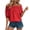 Red, variant on YVNAURA Womens Puff Short Sleeve Off Shoulder Tops 2026 Fashion Cute Casual Blouse Loose Fit Smocked Elastic Lightweight Summer Shirt Dressy Beach Travel Vacation Clothing, White,L