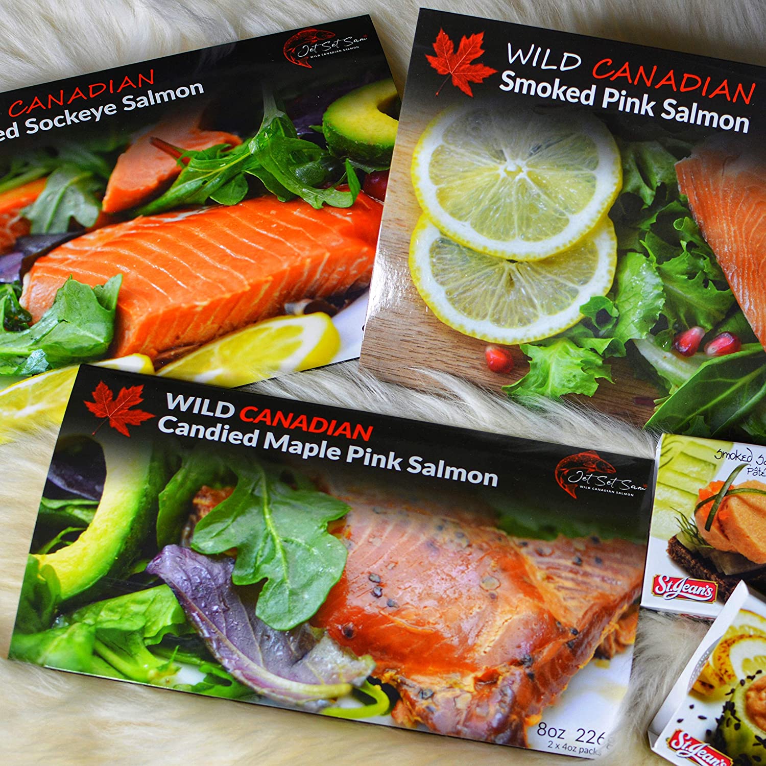 Smoked Salmon Christmas Food Gift Pack Featuring Wild Canadian Salmon
