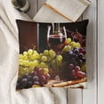thumbnail image 4 of YINGXI Wine Throw Pillow Cover, Modern Accent Double-Sided Digital Printing 18x18in, 4 of 6