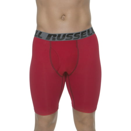 Russell - Men's Active Performance Long Leg Boxer Brief - Walmart.com