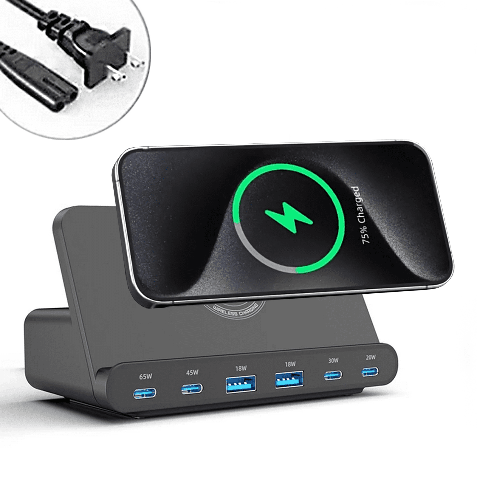 バッテリー/充電器 Anker - Anker 727 Charging Station 100W Amazon.com: Anker 727 Charging Station (GaNPrime 100W