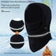 thumbnail image 5 of Máscara para ciclismo, gorro con tira reflectante de seguridad para ciclismo nocturno, capucha ajustable para deportes al aire libre, verde fluorescente, 5 of 5