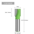 thumbnail image 1 of 1 Pce Fraise de Nettoyage de Tige de 12,7 mm pour Débroussailleuse Gravure Menuiserie, 1 of 9