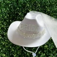 thumbnail image 3 of simhoa Chapeaux de Cowboy pour Femmes Costume de Mariée, 3 of 6