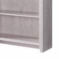 thumbnail image 4 of 70 Inch Curved Top Wooden Bookcase with 5 Shelves, White- Saltoro Sherpi, 4 of 5