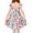 Multicolor DH73, variant on Toddler Girl Summer Dress High Low Twirl Tiered Casual Boho Tie Back Sundress