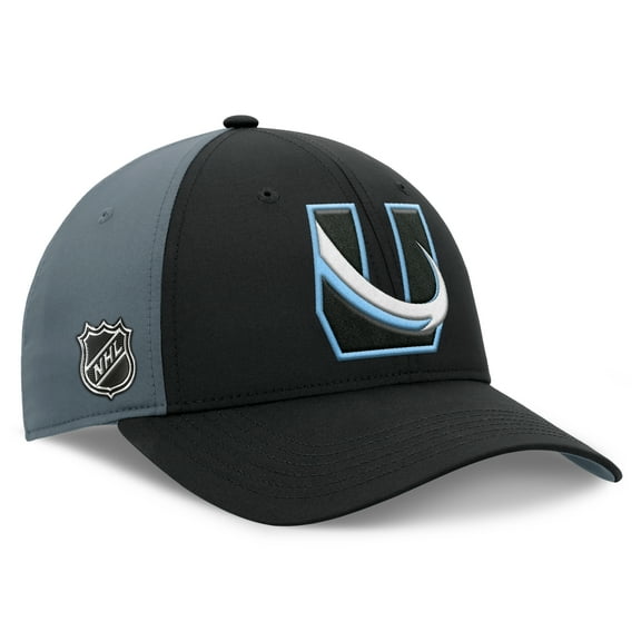 Men's Fanatics  Black/Charcoal Utah Mammoth Alternate Logo Adjustable Hat