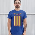 thumbnail image 3 of Tee Hunt Pride Flag T-Shirt LGBT Support Gay Pride Month Same-Sex Marriage Men's Tee, Blue, 5X-Large, 3 of 5