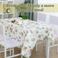 thumbnail image 3 of PiccoCasa Vinyl Tablecloth Rectangle 41" x 60" Rose Pattern Floral Waterproof, 3 of 8