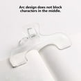 thumbnail image 6 of 3-Pack Transparent U-Shape Bookmark Clips | Sturdy Plastic Page Holders for Books | Hands-Free Reading Accessories for Students, Teachers & Cooks, 6 of 7