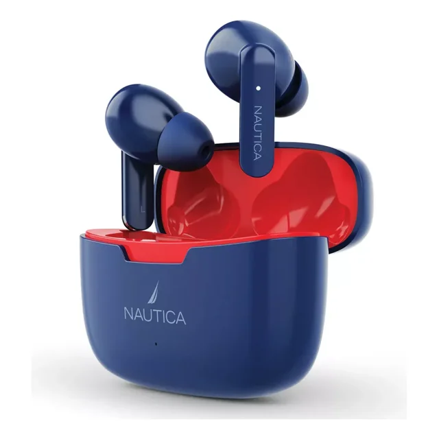 Audifonos Inalambricos Nautica T200 True Wireless Stereo Color Azul Navi/red