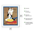 thumbnail image 2 of Bertolli Olive Oil (Olio d’Oliva) Nel Loro Destino - Vintage Advertising Poster by Erberto Carboni c.1953 - Fine Art Rolled Canvas Print (Unframed) 20in x 26in, 2 of 4