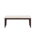 thumbnail image 3 of Nmkwnr 48 inch Upholstered Fabric Seat Dining Bench for Dining Room, Living Room, Dark Brown, 3 of 5