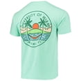 thumbnail image 3 of Men's Mint Green Miami Hurricanes Circle Scene Comfort Colors Pocket T-Shirt, 3 of 3