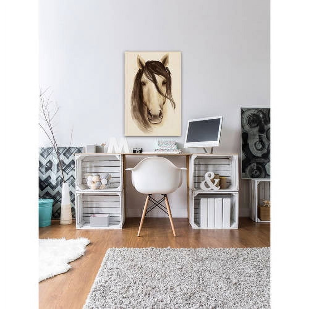 Marmont Hill "Horse Bangs" Painting Print on Wrapped Canvas