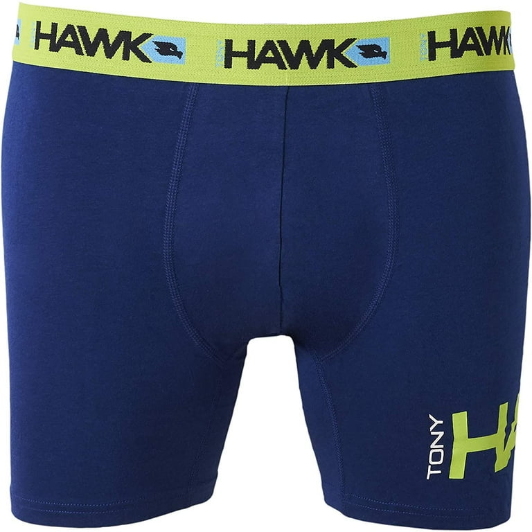 TONY HAWK Mens Athletic Underwear - 6-Pack Cotton Stretch Athletic