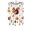 #10-Fall Animal Suncatcher Hanging Decor, variant on Fall Animal Suncatcher Hanging Decor, 7.87 Inch Stained Glass Style Plastic Window Ornament with Turkey Cow Hedgehog Designs, Thanksgiving Wall Decor