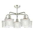 thumbnail image 4 of Innovations Lighting 516-5CR-BB-G402 Niagra 5 Light 25" Wide Chandelier - Brass, 4 of 7