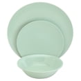 thumbnail image 4 of Tabletops Gallery 12 Piece Light Green Melamine Dinnerware Set Plates Bowls for Indoor/Outdoor Use, Service for 4, Mint, 4 of 6