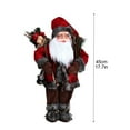 thumbnail image 3 of Figura de acción de Papá Noel con decoraciones navideñas, 3 of 10