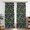 Monster Cartoon Truck Black Pattern, variant on Monster Cartoon Truck Blue Pattern Pinch Pleat Semi Sheer Linen Curtains, Linen Sheer Panels with Hooks & Rings, Dual Hanging Options Gifts for Housewarming Holiday,40"x63"