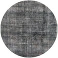 thumbnail image 1 of Ahgly Company Indoor Round Mid-Century Modern Gray Oriental Area Rugs, 8' Round, 1 of 6