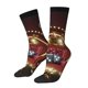 thumbnail image 1 of Balery Casino King And Playing Cards Calcetas Largas con Estampado para Hombre y Mujer – Suaves y Transpirables, Talla Única (US 5-11), 1 of 6