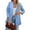 01-Blue&blazers for women, variant on Blazer Jackets for Women Plus Size Casual Open Front Suit Coats Long Sleeve Lapel Collar Work Office Cardigans, Pink, XXXL