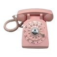 thumbnail image 1 of Abbracc Audio Guest Book Phone Vintage Phone Recorder Classic Desk Telephone Model Pink, 1 of 9