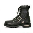 thumbnail image 6 of Hot Leathers BTM1017 Men’s Black Grave Rub Skull Tall Logger Motorcycle Boot 11, 6 of 9