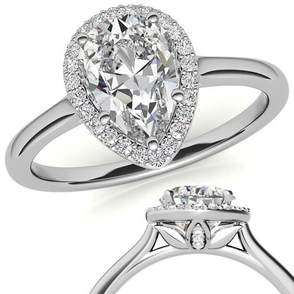 Auory Best Anniversary Rose Gold Plated Ring for Wife