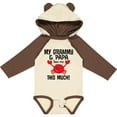 thumbnail image 3 of Inktastic Grammy and Papa Love Me Boys or Girls Long Sleeve Baby Bodysuit, 3 of 5