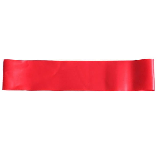 fastboy Bande de Résistance de Yoga Intérieur Extérieur Entraînement Physique Entraînement de Force Sangle de Résistance Élastique en Latex, 600x50x0.9mm, Rouge
