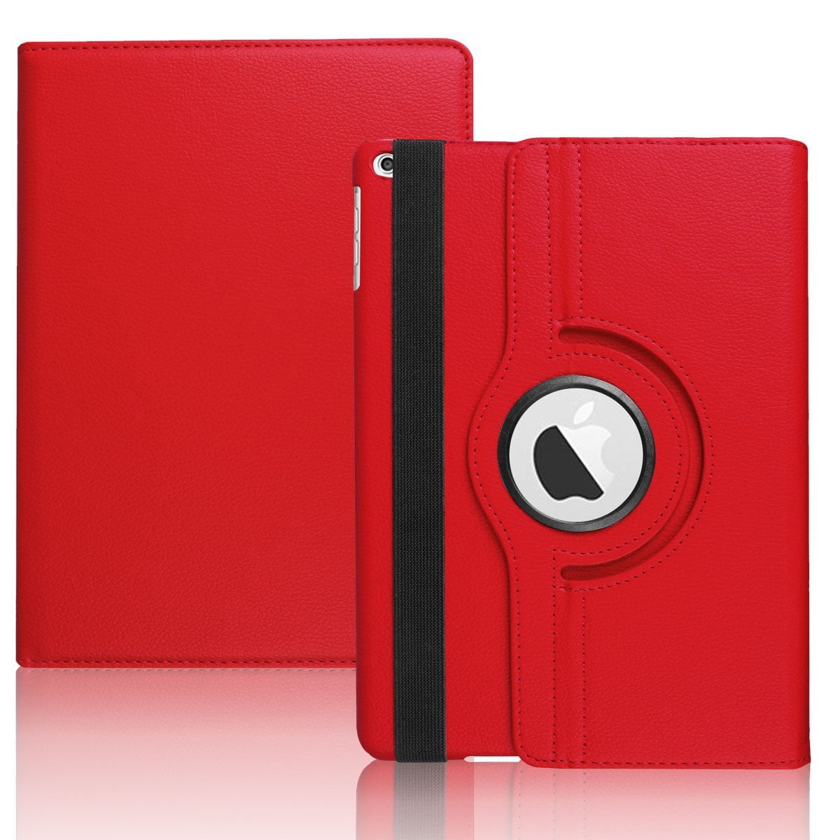PU Leather Flip Folio Case For IPad 10.2-inch 9th Gen (2021) - Smart Cover With Screen Protector, Folding Stand, Multiple Angles