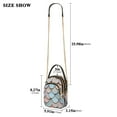 thumbnail image 2 of FORMRS Crossbody Bag for Women Quilted Travel Shoulder Cell Phone Purse with Chain Strap Handbag, Blue Shimmering Pattern, 2 of 7