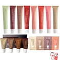 thumbnail image 2 of Summer Fridays Lip Balm Mini Lip Gloss Set Moisturizing Smooth Soft Lips Sugar Vanilla Beige Sweet Mint Makeup Lip Care, 2 of 5