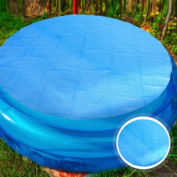 Tineasur Cover for Pool LDPE Round 1Pcs for Outdoor Pool Owners