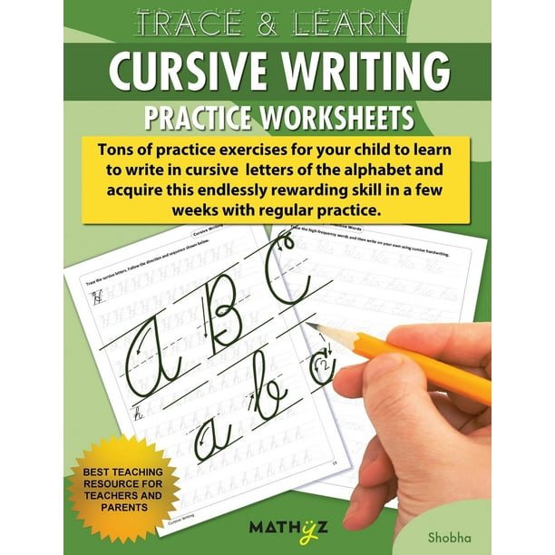 Trace & Learn - Cursive Writing : Practice Worksheets (Paperback ...