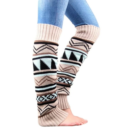 

Viugreum Knit Thigh High Socks Women s Footless Boho Stockings Warmer Over the Knee Boots Socks Girls Knee High Socks for Winter Warmth