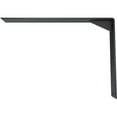 thumbnail image 4 of Ekena Millwork 2 1/2"W x 20"D x 14"H Countertop Support Steel Heavy Duty Bracket w/ Gusset, Powder Coated Black, 4 of 10